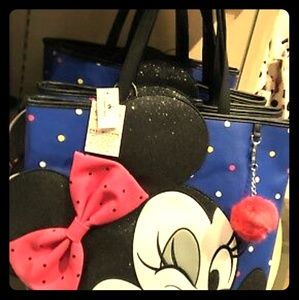 Disney Loungefly Minnie Rock Dots Tote